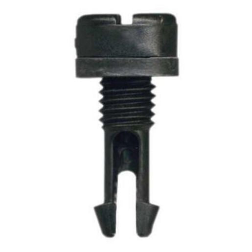 Champion Fasteners Push Rivet Black Len: 12mm Hole: 7mm Head: 16mm TF28