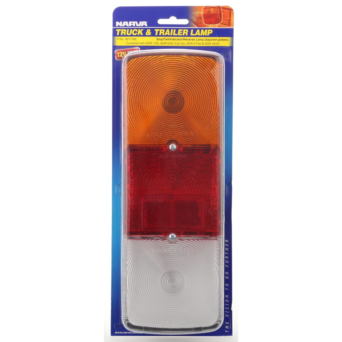 Narva Trailer Light Combination w/ Reflector 86710BL