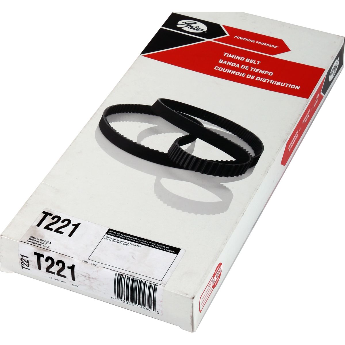 Gates Timing Belt T221