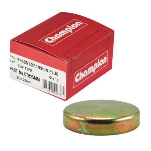 Champion Brass Welch Plug Cup 25mm CTB25MM