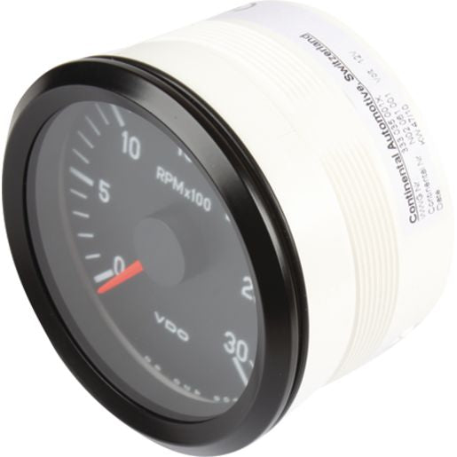 VDO Tachometer Elec 0-3000 RPM 80mm Round 12V 333035001