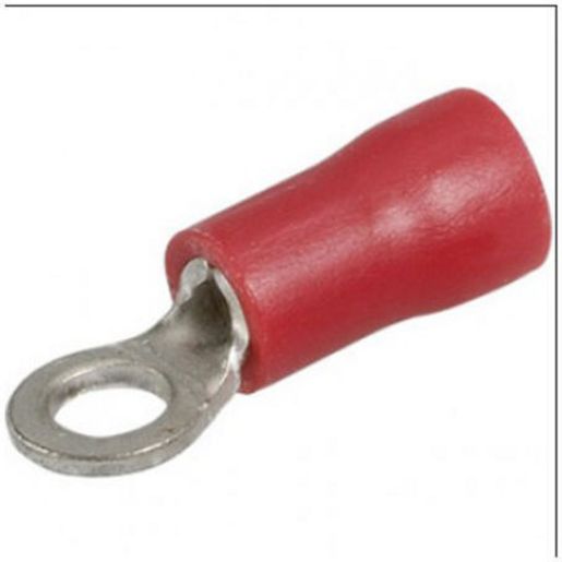 Narva Terminal Ring Red 3mm (100Pk) 56169