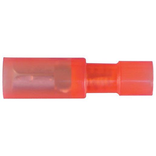 Narva Terminal Female Bullet Red 4mm (100Pk) 56151