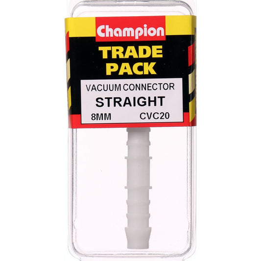 Champion Vacuum Connector Straight 8mm CVC20