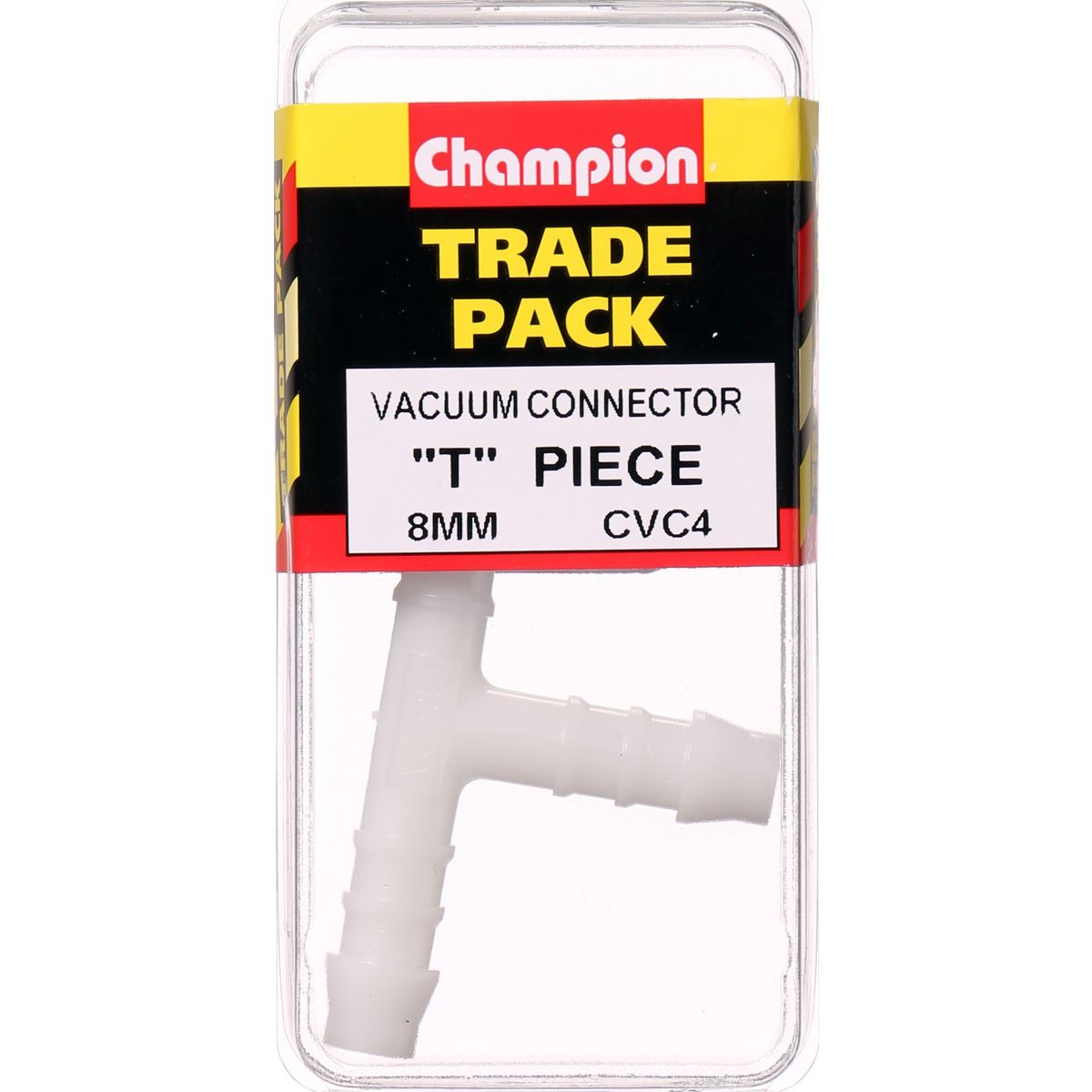 Champion Vacuum Connector ""T"" 8mm CVC4