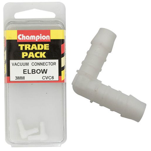 Champion Vacuum Connector 90 Elbow 3mm CVC6