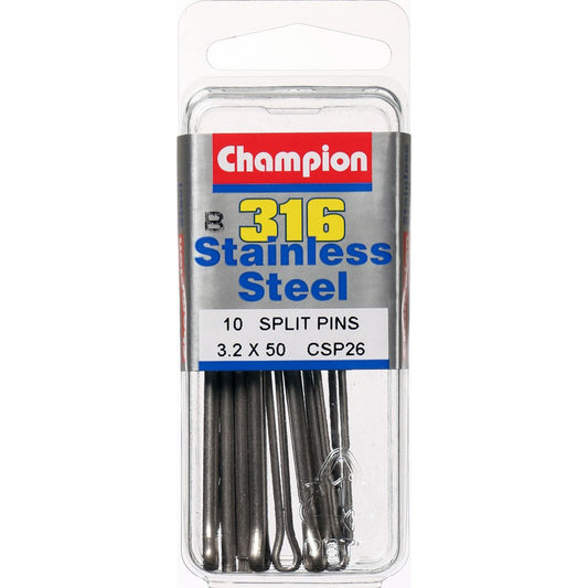 Champion Fasteners 3.2X50mm-316/A4 Split Pins CSP26