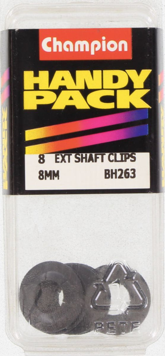 Champion Lock Ring External Shaft 8mm 8Pk BH263