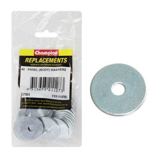 Champion Flat Body Washer 5/16"" x 1-1/4"" 40Pk C1730-3