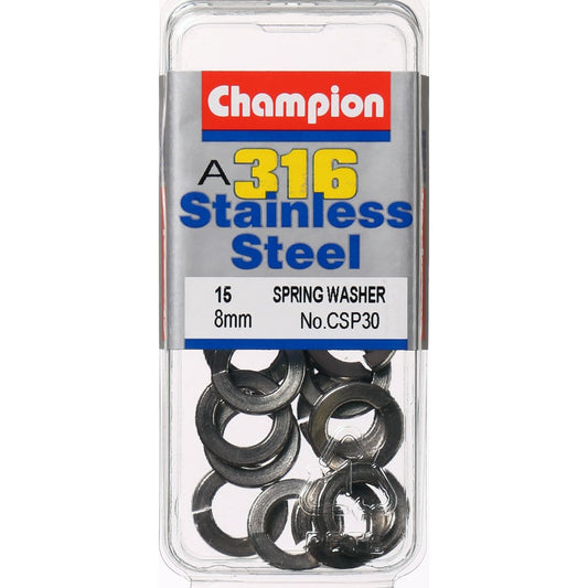 Champion Fasteners Stainless Steel 8mm-316/A4 Washer CSP30