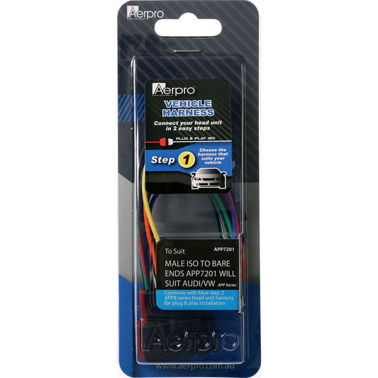 Aerpro Harness ISO Male Bare APP7201
