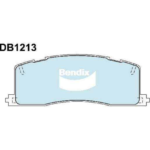 Bendix 4x4 Brake Pad Set Rear DB1213 -4WD