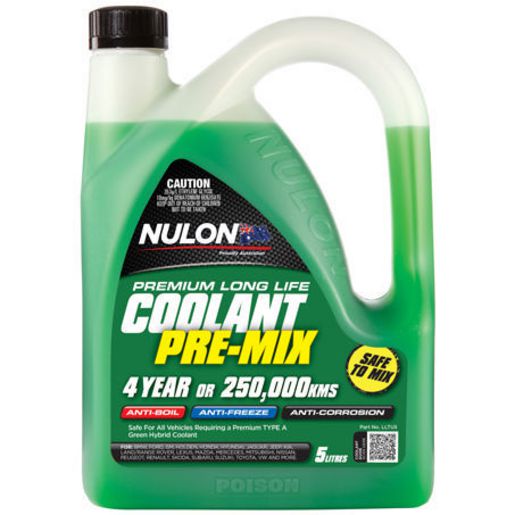 Nulon Coolant Green Long Life Pre-mix 5L