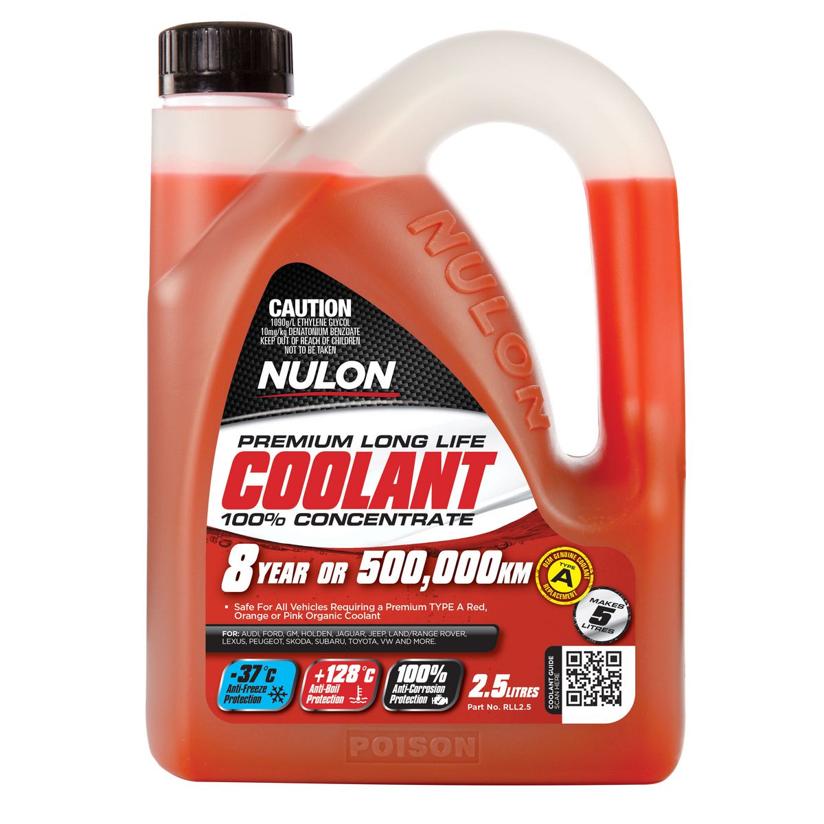 Nulon Coolant Red Long Life Concentrate 2.5L