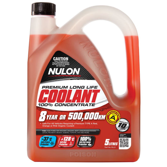 Nulon Coolant Red Long Life Concentrate 5L