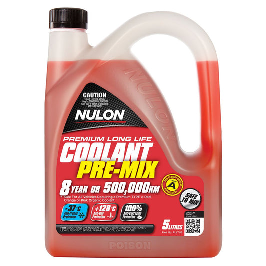 Nulon Coolant Red Long Life Pre-mix 5L