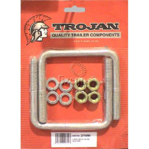 Trojan M12 X 100mm X 100mm U-Bolt 271090