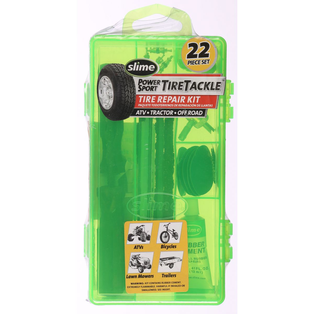 Slime Tyre Repair Tackle Kit 22 Piece 2510