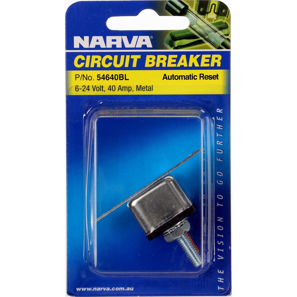 Narva Circuit Breaker 40A Auto Reset 90Bk 54640BL