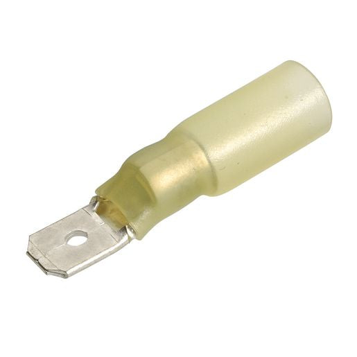 Narva Terminal Male Blade Yellow 6.3mm (50Pk) 56324