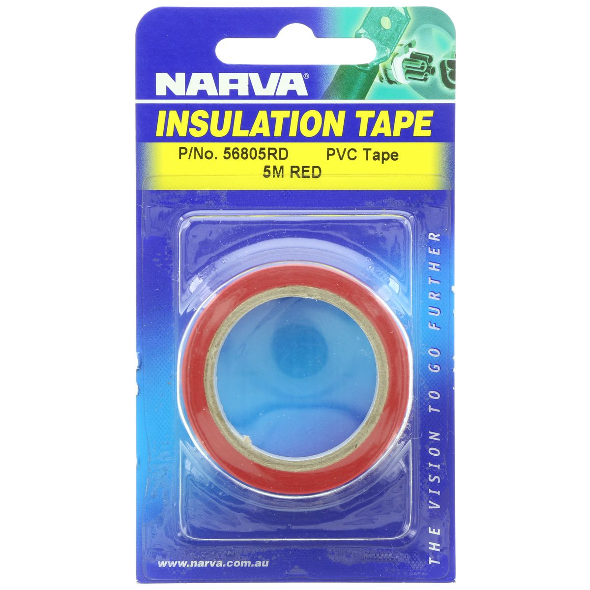 Narva PVC Insulation Tape 19mm x 5m Red 56805RD