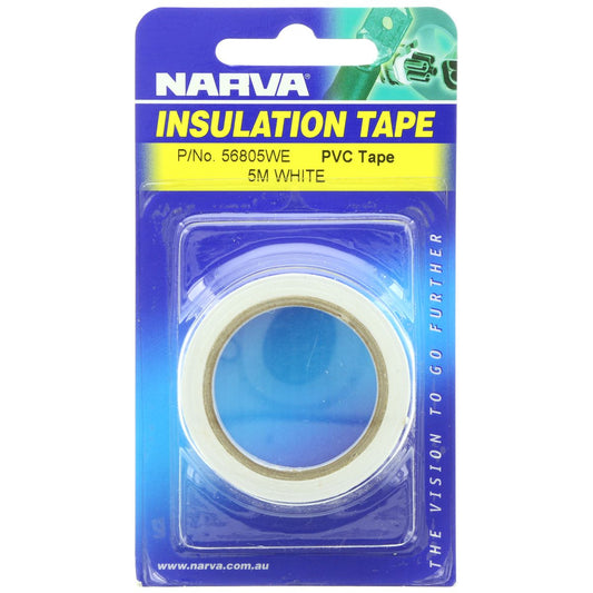 Narva PVC Insulation Tape 19mm x 5m White 56805WE