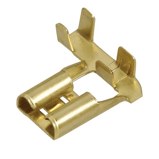 Narva Terminal Flag Non Insulated 6.3mm (100Pk) 56228