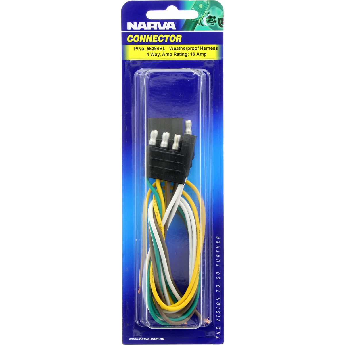 Narva Connector 4 Way Weatherproof 56294BL