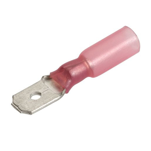 Narva Terminal Male Blade Red 6.3mm (50Pk) 56320