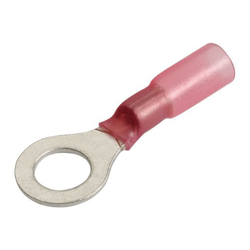 Narva Terminal Ring Red 6.3mm (50Pk) 56362