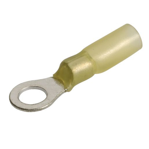 Narva Terminal Ring Yellow 6.3mm (50Pk) 56370