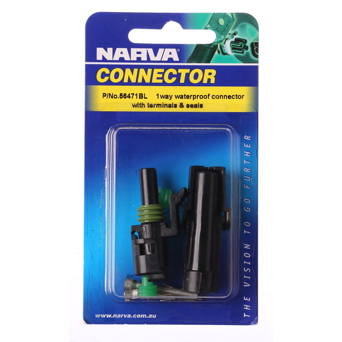 Narva Connector 1 Way Waterproof 56471BL