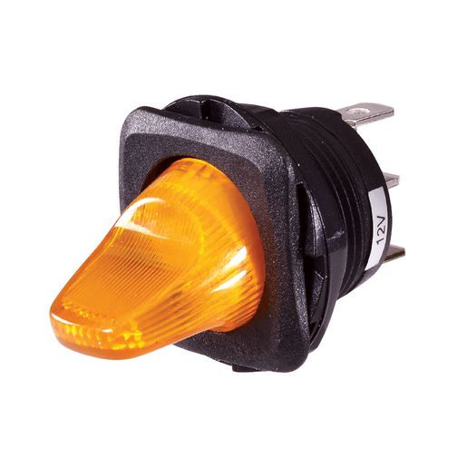 Narva Switch Toggle Illuminated On Off Amber 60270BL