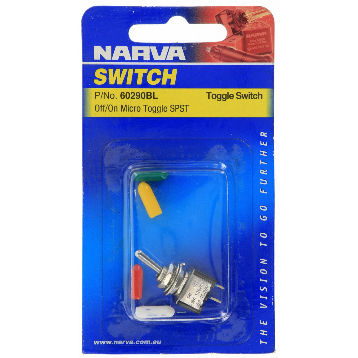 Narva Toggle Switch Micro On/Off 60290BL