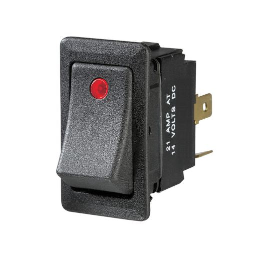 Narva Switch Rocker Illuminated On Off HD Red 63047BL