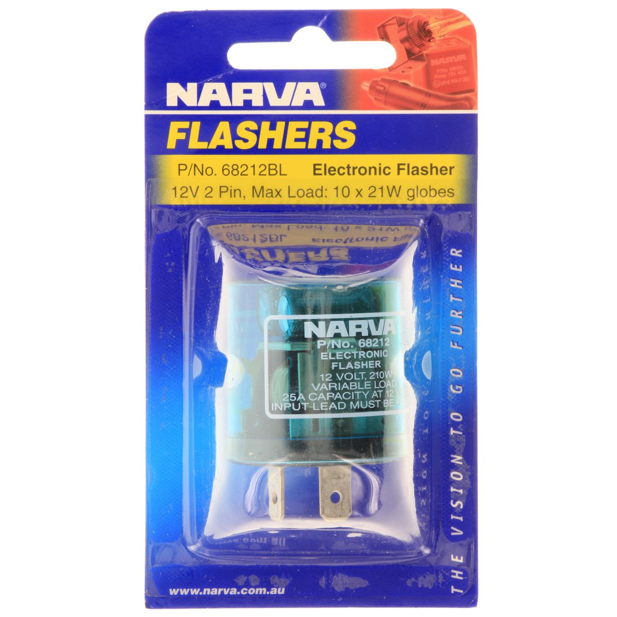 Narva Flasher Electronic 12V 2 Pin 68212BL