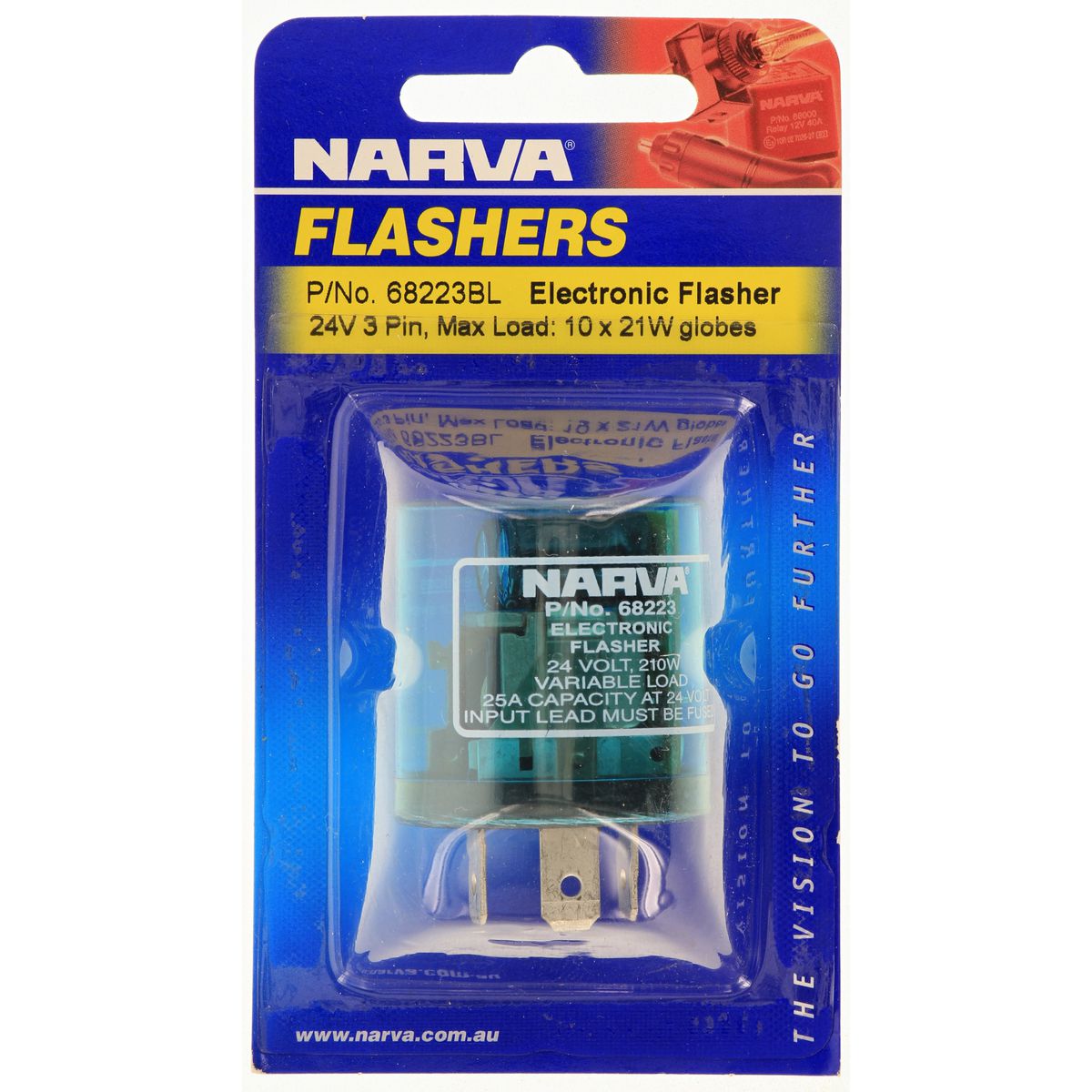 Narva Flasher Unit 24V 3 Pin 68223BL