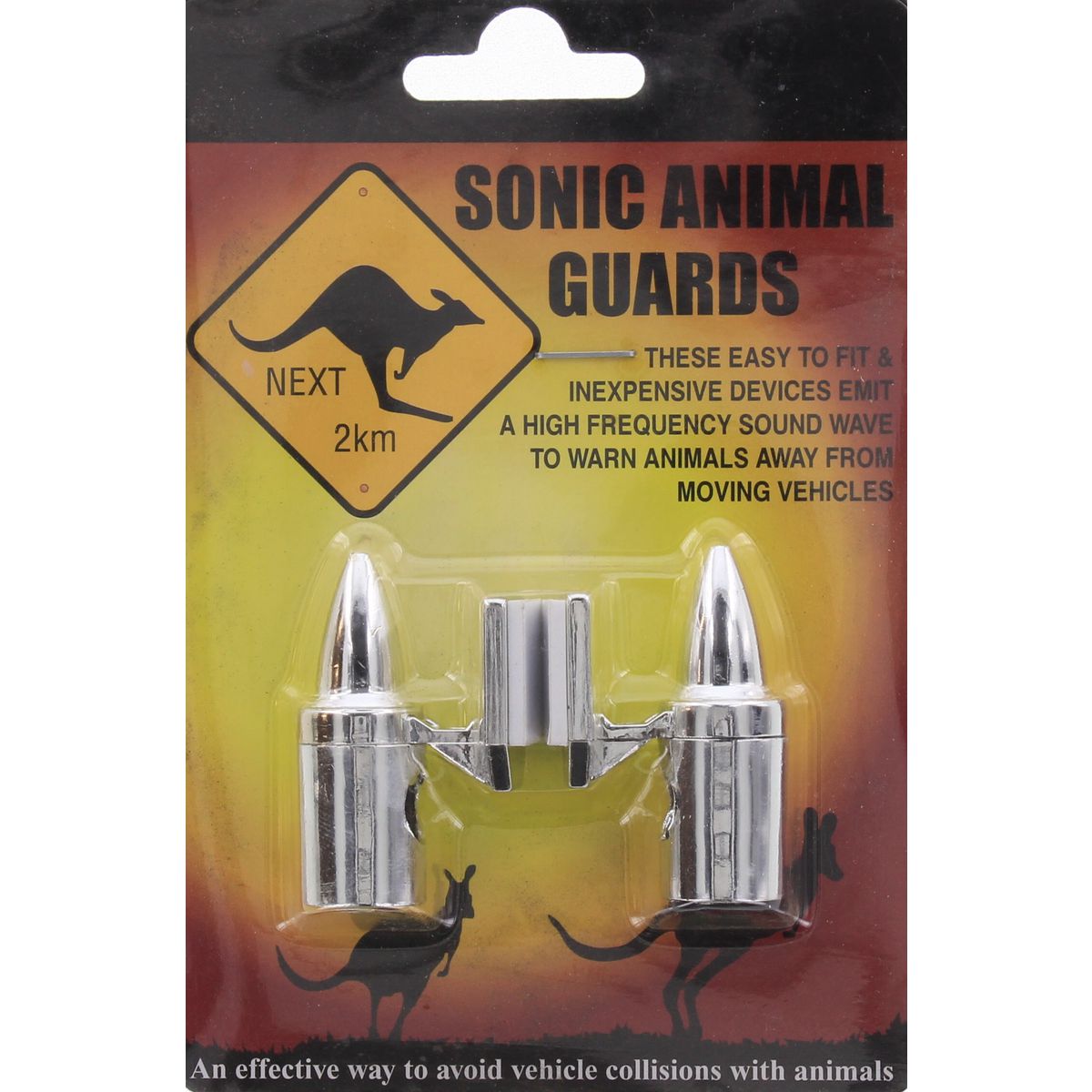 Animal Repellers Chrome (Pair) - Drive AR02