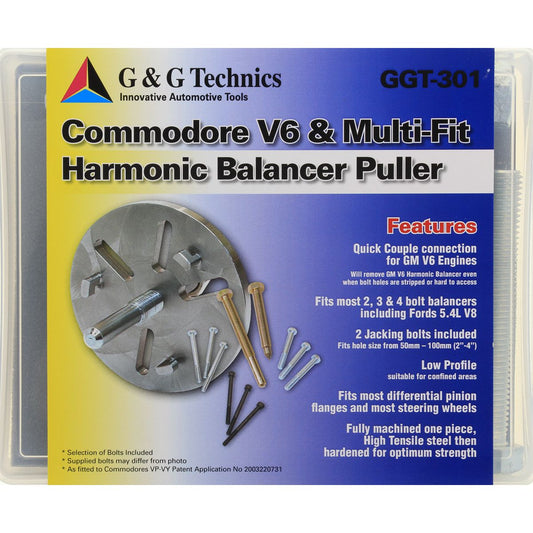 G&G Technics Harmonic Balancer Puller for Commodore V6 & Multifit GGT-301