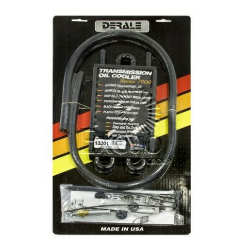 Derale Transmission Oil Cooler Kit - Universal Fit 4 Pass 320x130mm