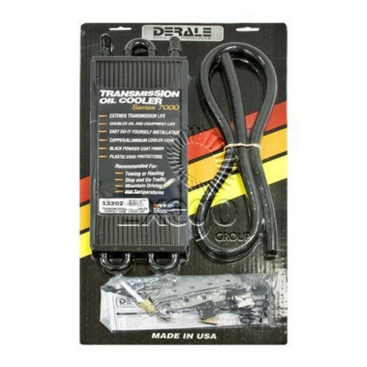 Derale Transmission Oil Cooler Kit - Universal Fit 4 Pass 430x130mm