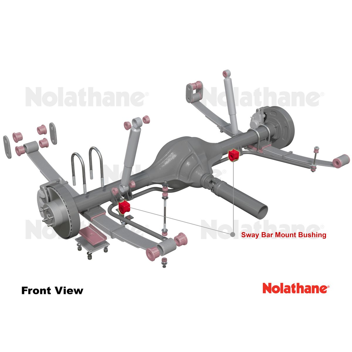 Nolathane Sway Bar Bush Kit 18mm 42434