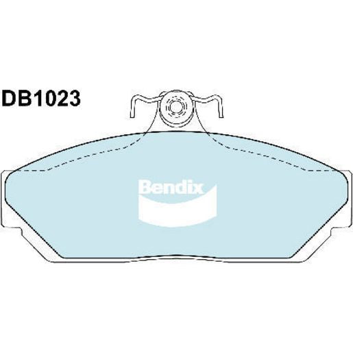 Bendix Heavy Duty Brake Pad Set Front DB1023 HD