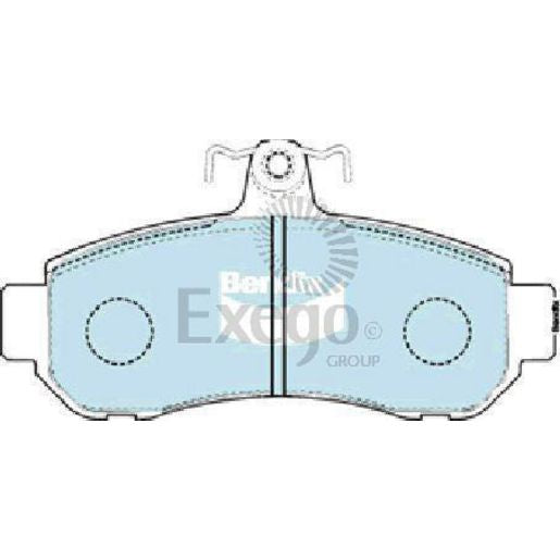Bendix Heavy Duty Brake Pad Set Front DB1203 HD