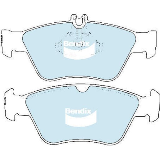 Bendix Heavy Duty Brake Pad Set Front DB1330 HD