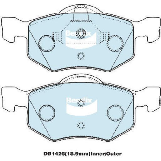 Ferodo Brake Pad Set DB1318TA