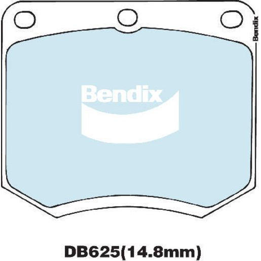 Bendix Heavy Duty Brake Pad Set Front DB625 HD
