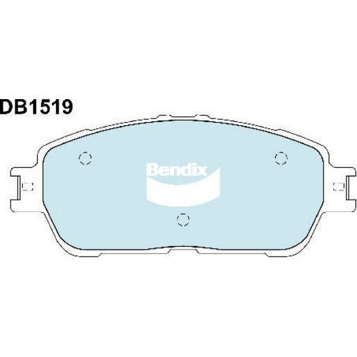 Bendix Heavy Duty Brake Pad Set Front DB1519 HD