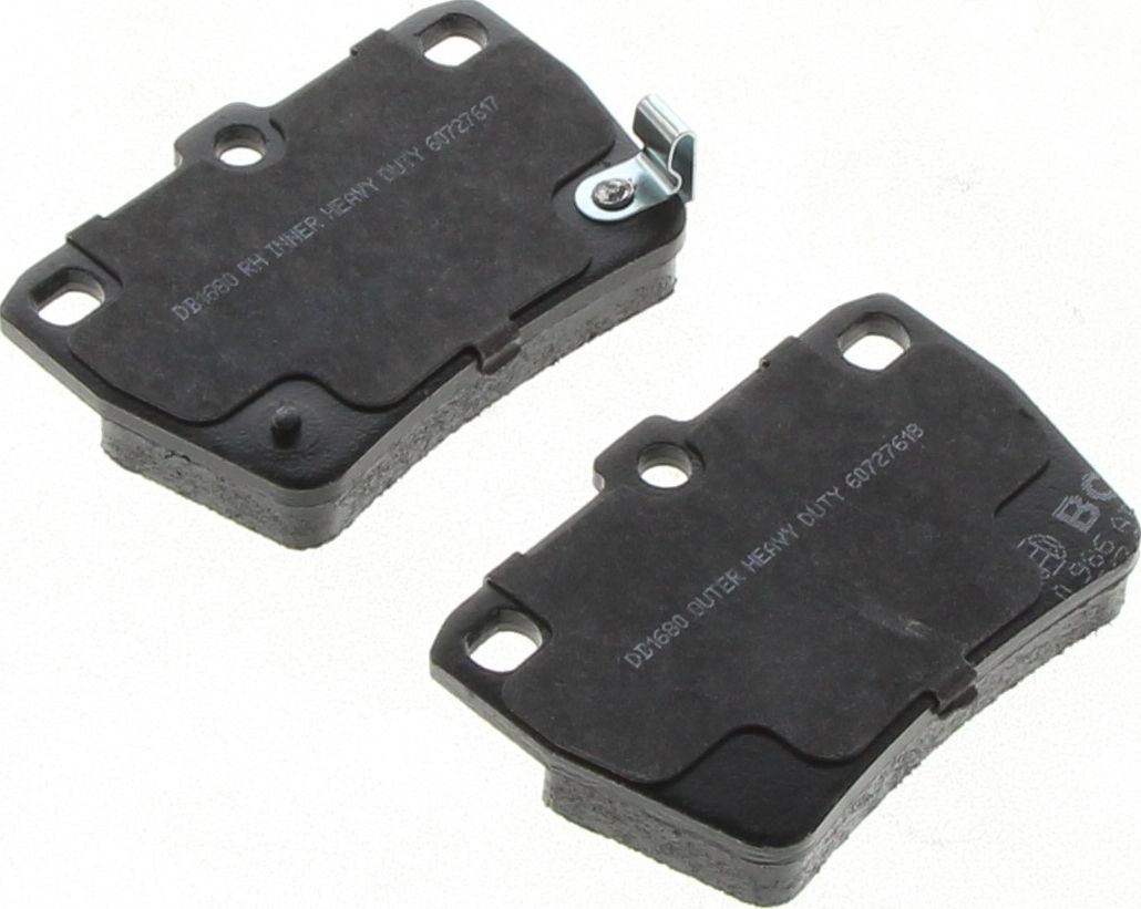 Bendix Heavy Duty Brake Pad Set Rear DB1680 HD