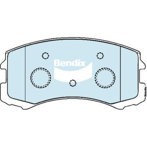 Bendix Heavy Duty Brake Pad Set Rear DB1231 HD